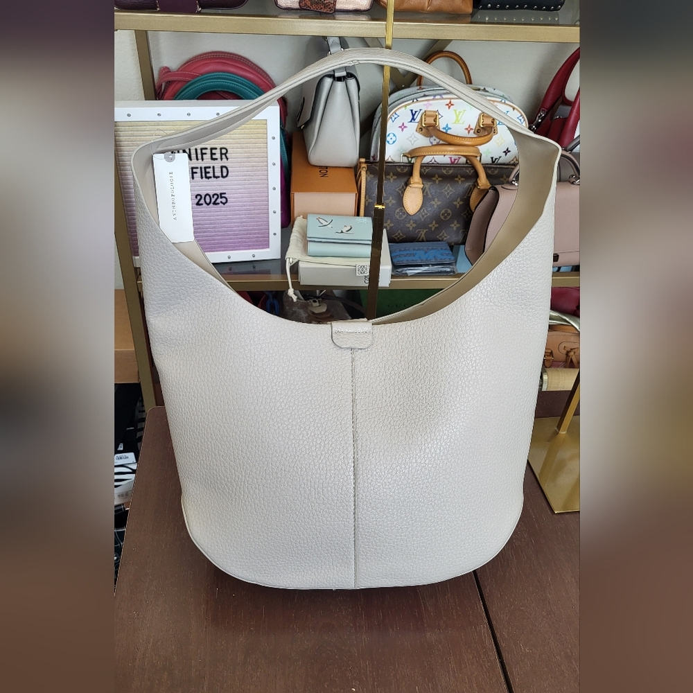 Anthopologie Gray Gris Hobo Bag